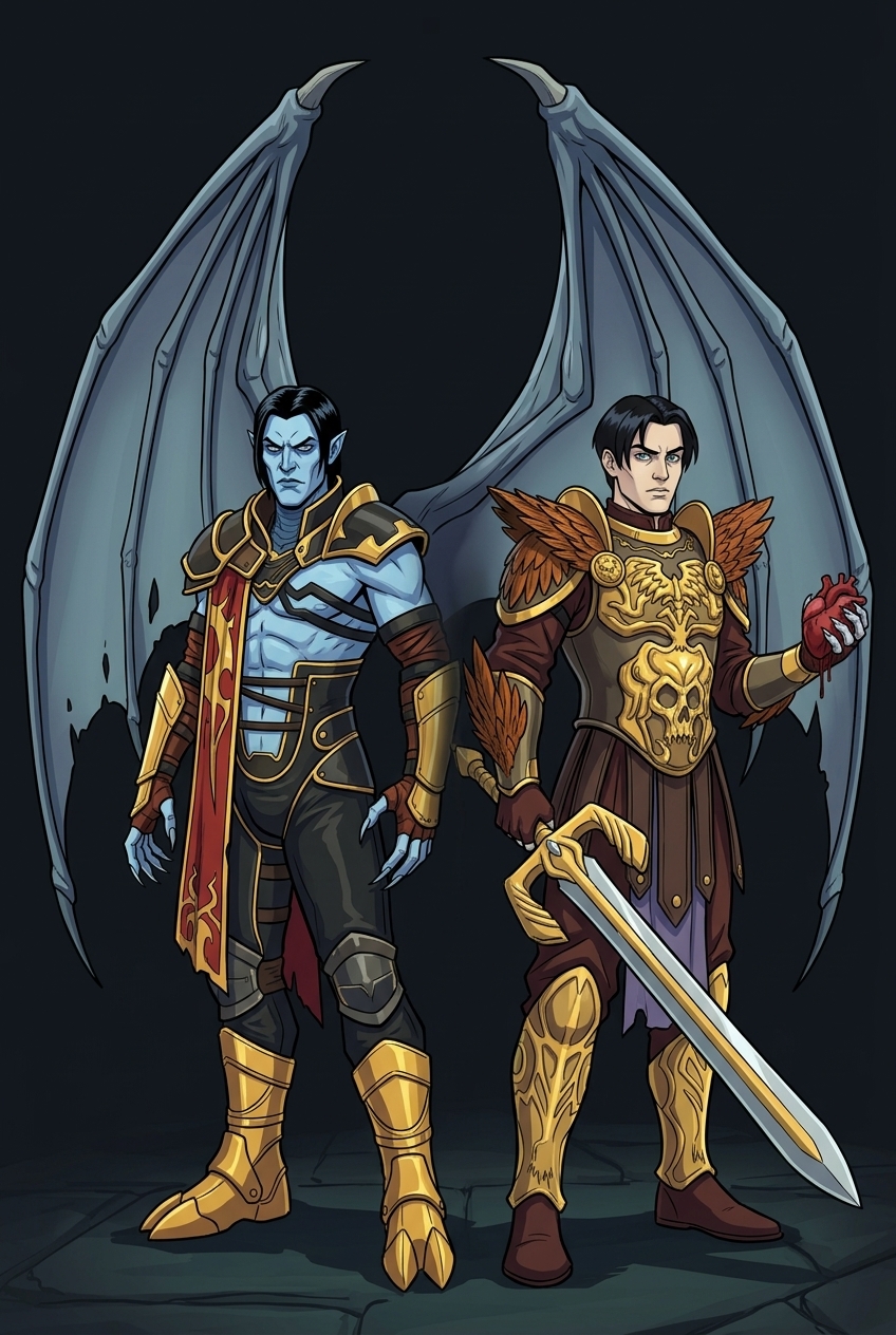 Raziel Vampire and Sarafan